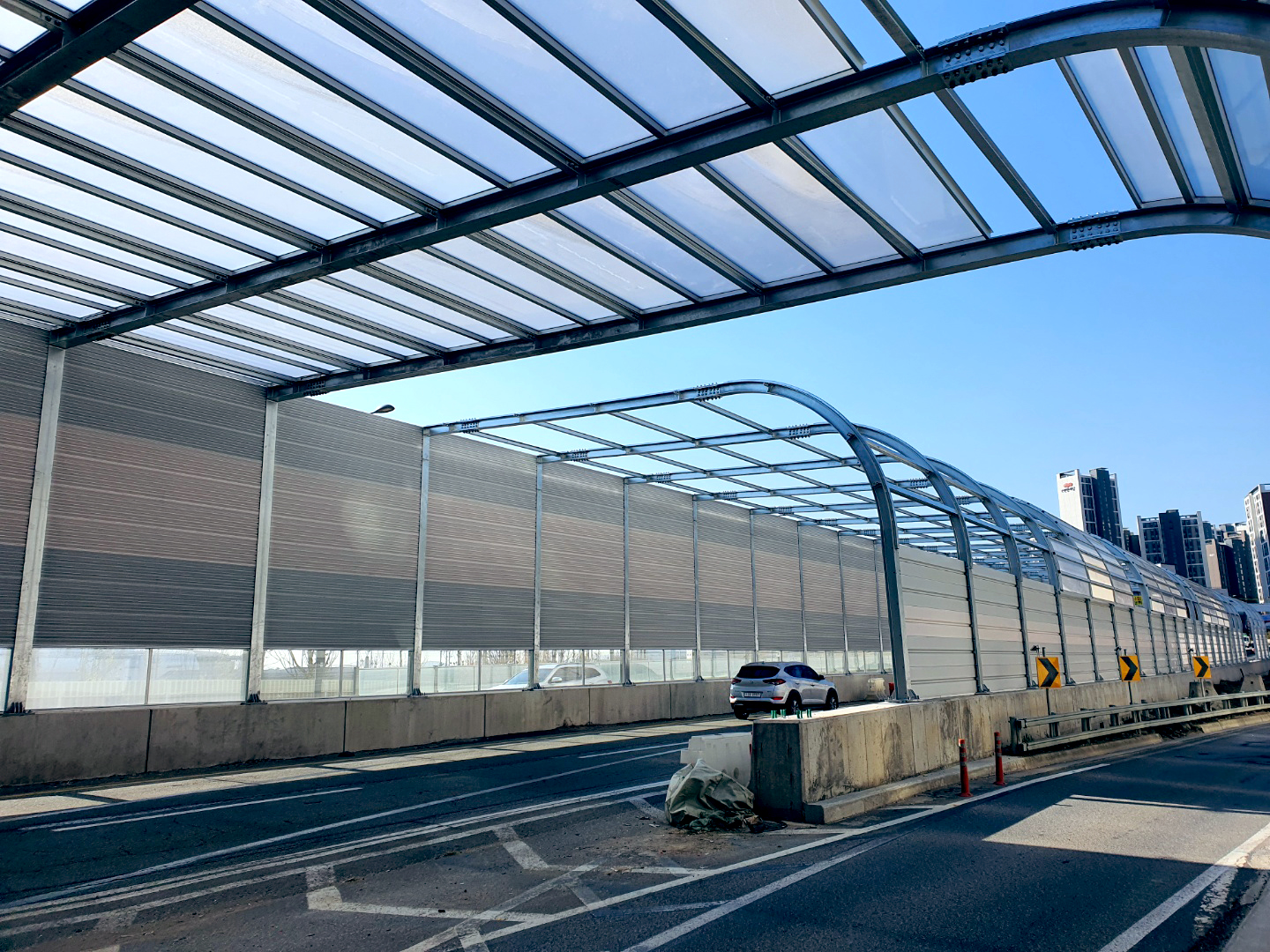 Gwangju Station Area Soundproof Tunnel